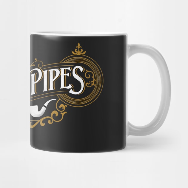 Classic Still Smoking Pipes by annapeachey